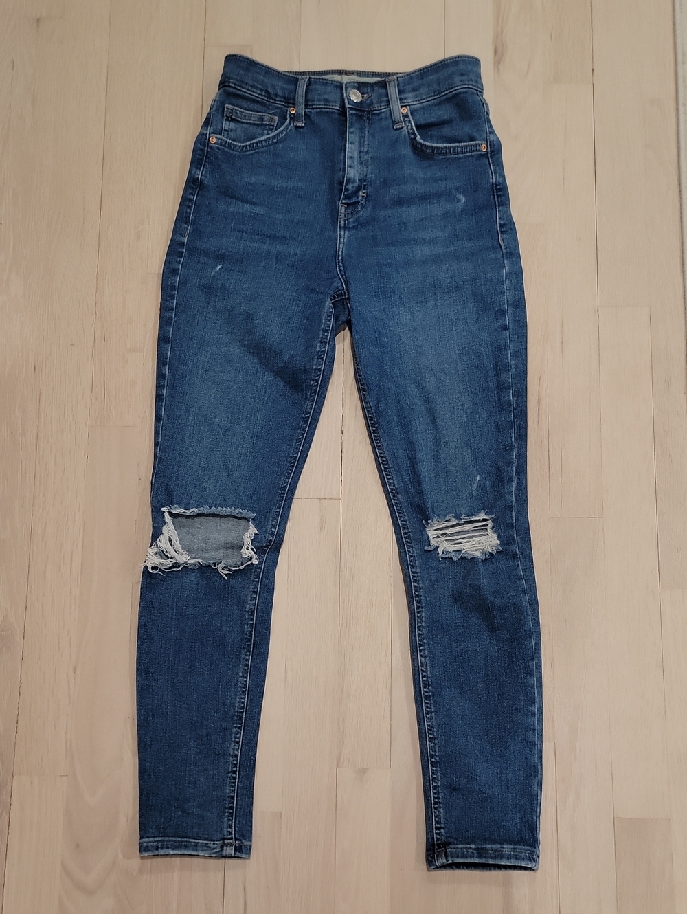 Topshop High Rise Jamie Jeans - Picture 2 of 4